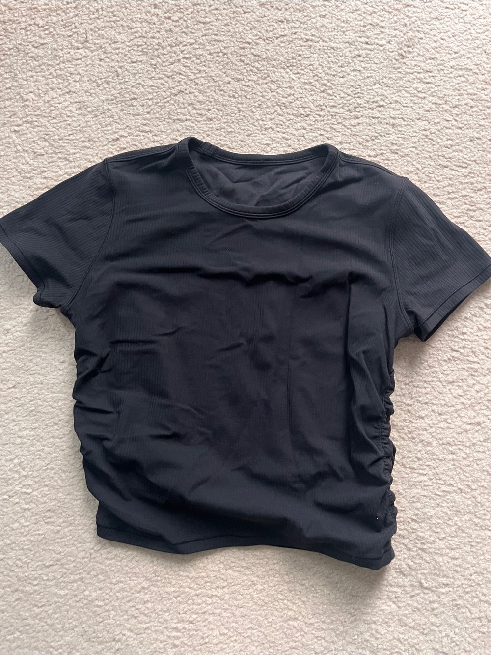 Lululemon Black Nulu All It Takes Nulu T-Shirt size 6